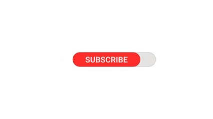 subscribe button animation with bell icon alpha channel transparent background