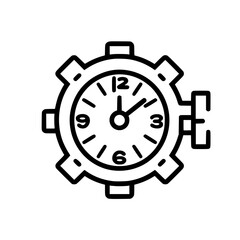 silhouette clock, alarm clock, Roman Numeral Clock, Clock Face Template, Clock Svg, Clock Numbers Svg, Clock Face dxf, Clock Face png, Clock Face eps, Clock Face vector, clock, time, watch, minute, ho