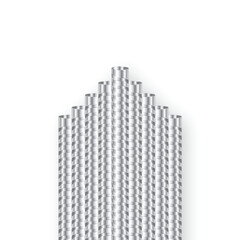 Stainless Steel TMT bar Vector Design