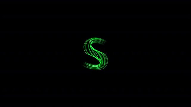 Colorful neon letters from A-Z, numbers and symbols.