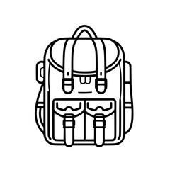 backpack icon, backpack svg, backpack png, backpack vector, suitcase icon, travel icon, vacation icon, baggage icon, bag icon, business icon, tourism icon, luggage icon, holiday icon, summer icon, tra