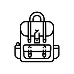 backpack icon, backpack svg, backpack png, backpack vector, suitcase icon, travel icon, vacation icon, baggage icon, bag icon, business icon, tourism icon, luggage icon, holiday icon, summer icon, tra