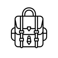 backpack icon, backpack svg, backpack png, backpack vector, suitcase icon, travel icon, vacation icon, baggage icon, bag icon, business icon, tourism icon, luggage icon, holiday icon, summer icon, tra