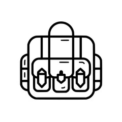 backpack icon, backpack svg, backpack png, backpack vector, suitcase icon, travel icon, vacation icon, baggage icon, bag icon, business icon, tourism icon, luggage icon, holiday icon, summer icon, tra