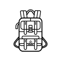 backpack icon, backpack svg, backpack png, backpack vector, suitcase icon, travel icon, vacation icon, baggage icon, bag icon, business icon, tourism icon, luggage icon, holiday icon, summer icon, tra