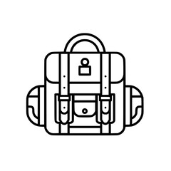 backpack icon, backpack svg, backpack png, backpack vector, suitcase icon, travel icon, vacation icon, baggage icon, bag icon, business icon, tourism icon, luggage icon, holiday icon, summer icon, tra