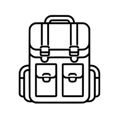 backpack icon, backpack svg, backpack png, backpack vector, suitcase icon, travel icon, vacation icon, baggage icon, bag icon, business icon, tourism icon, luggage icon, holiday icon, summer icon, tra