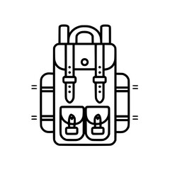 backpack icon, backpack svg, backpack png, backpack vector, suitcase icon, travel icon, vacation icon, baggage icon, bag icon, business icon, tourism icon, luggage icon, holiday icon, summer icon, tra