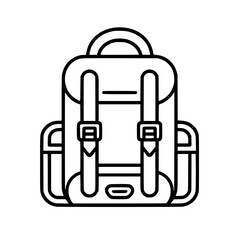 backpack icon, backpack svg, backpack png, backpack vector, suitcase icon, travel icon, vacation icon, baggage icon, bag icon, business icon, tourism icon, luggage icon, holiday icon, summer icon, tra