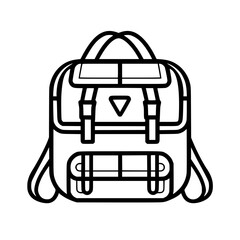 backpack icon, backpack svg, backpack png, backpack vector, suitcase icon, travel icon, vacation icon, baggage icon, bag icon, business icon, tourism icon, luggage icon, holiday icon, summer icon, tra