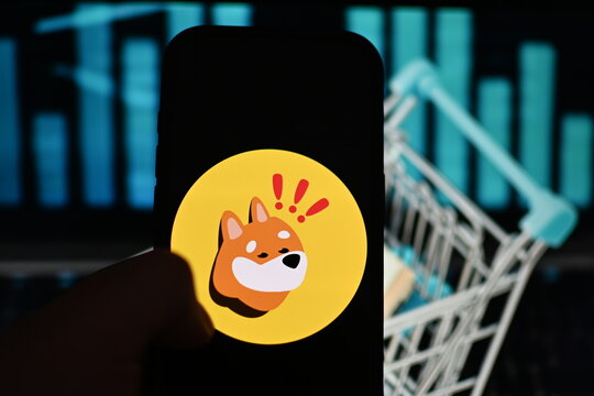 Germany - April 23, 2024: Bonk Crypto on phone