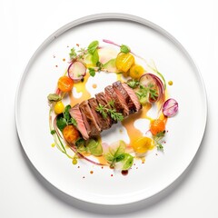 Famous food dish Isolated on a white background