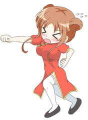 チャイナ服の女の子10