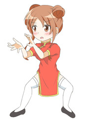 チャイナ服の女の子9