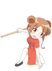 チャイナ服の女の子8