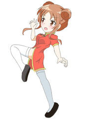 チャイナ服の女の子7