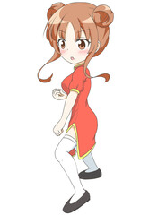 チャイナ服の女の子5