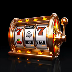 gold casino slot generated by AI