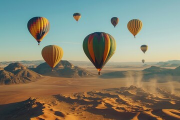 Fototapeta premium hot air balloons