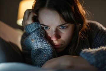 emotional intensity of a person anxiously waiting for a response to a text message or email, anxious attachment style