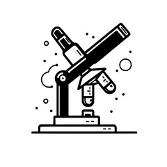 laboratory icon, microscope icon, research icon, science icon, doctor icon, hospital icon, medicine icon, technology icon, chemistry icon, biology icon, education icon, equipment icon, magnification i