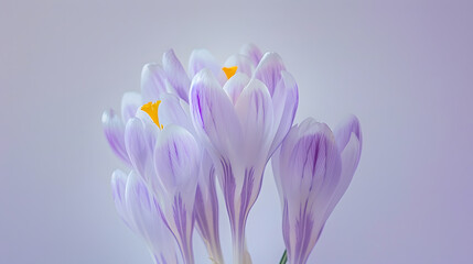 Fototapeta premium crocus one of the first spring flowers : Generative AI