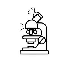 laboratory icon, microscope icon, research icon, science icon, doctor icon, hospital icon, medicine icon, technology icon, chemistry icon, biology icon, education icon, equipment icon, magnification i