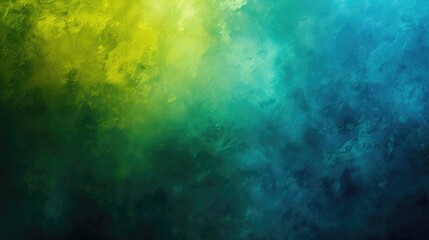 Fototapeta premium blurred color gradient green yellow blue rough color gradient background dark abstract background banner poster card wallpaper website header design