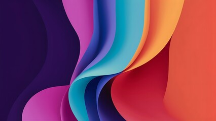 Vertical Vibrant gradient background vector Wallpaper