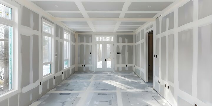Skilled drywall professionals create flawless walls for a renovated living room. Concept Drywall Installation, Home Renovations, Skilled Professionals, Flawless Walls, Living Room Transformation