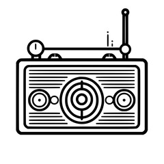 Radio icon, technology icon, communication icon, music icon, broadcast icon, microphone icon, speaker icon, web icon, website icon, mobile icon, business icon, internet icon, media icon, network icon,