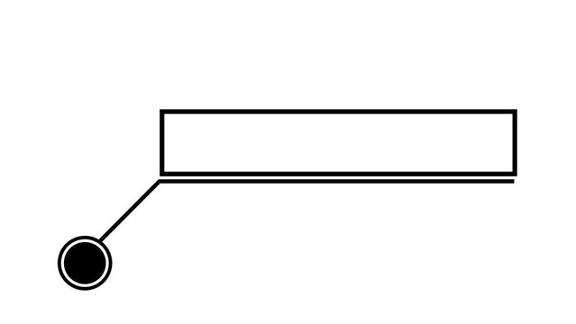 simple callout animation design black