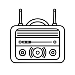 Radio icon, technology icon, communication icon, music icon, broadcast icon, microphone icon, speaker icon, web icon, website icon, mobile icon, business icon, internet icon, media icon, network icon,