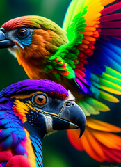 blue and yellow macaw