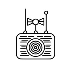 Radio icon, technology icon, communication icon, music icon, broadcast icon, microphone icon, speaker icon, web icon, website icon, mobile icon, business icon, internet icon, media icon, network icon,