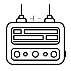 Radio icon, technology icon, communication icon, music icon, broadcast icon, microphone icon, speaker icon, web icon, website icon, mobile icon, business icon, internet icon, media icon, network icon,