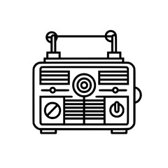 Radio icon, technology icon, communication icon, music icon, broadcast icon, microphone icon, speaker icon, web icon, website icon, mobile icon, business icon, internet icon, media icon, network icon,