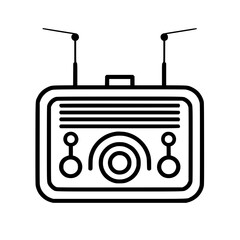 Radio icon, technology icon, communication icon, music icon, broadcast icon, microphone icon, speaker icon, web icon, website icon, mobile icon, business icon, internet icon, media icon, network icon,