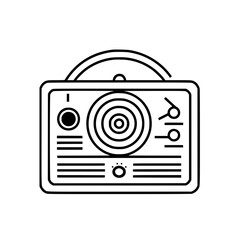 Radio icon, technology icon, communication icon, music icon, broadcast icon, microphone icon, speaker icon, web icon, website icon, mobile icon, business icon, internet icon, media icon, network icon,