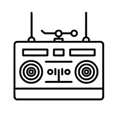 Radio icon, technology icon, communication icon, music icon, broadcast icon, microphone icon, speaker icon, web icon, website icon, mobile icon, business icon, internet icon, media icon, network icon,