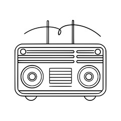 Radio icon, technology icon, communication icon, music icon, broadcast icon, microphone icon, speaker icon, web icon, website icon, mobile icon, business icon, internet icon, media icon, network icon,