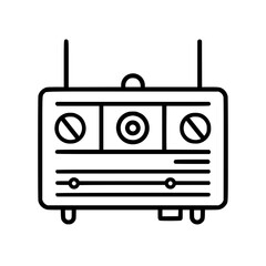 Radio icon, technology icon, communication icon, music icon, broadcast icon, microphone icon, speaker icon, web icon, website icon, mobile icon, business icon, internet icon, media icon, network icon,