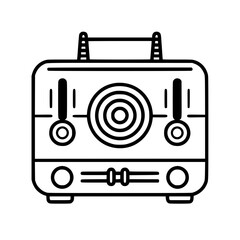 Radio icon, technology icon, communication icon, music icon, broadcast icon, microphone icon, speaker icon, web icon, website icon, mobile icon, business icon, internet icon, media icon, network icon,