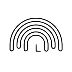 Rainbow svg, Rainbow clipart, Boho Svg Png, T-shirt designs, Silhouette, Hand Drawn Rainbow, Rainbow Silhouette, Rainbow Vector, Rainbow Clipart, Rainbow SVG Cut Files for Cricut, Rainbow Silhouette, 