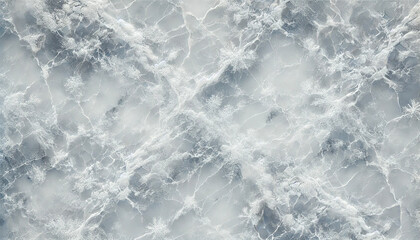 Fototapeta premium 凍った水の表面。大理石タッチのテクスチャー素材