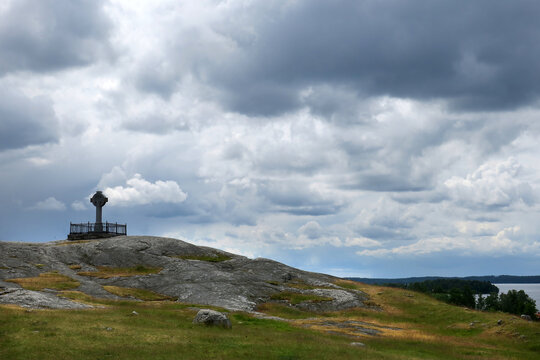 Ansgar's Cross in Birka/Bj&ouml;rk&ouml;, Sverige/Schweden