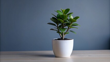 small plant on the desk