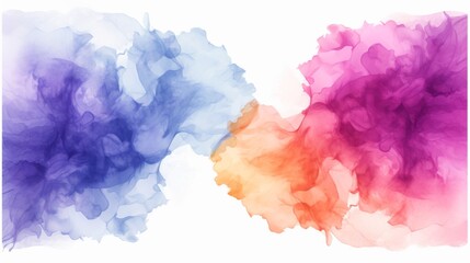 Fototapeta premium An elegant abstract smoke design with purples and blues fading into white, resembling cloud formations or nebulae