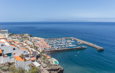 In Los Gigantes auf Teneriffa, Spanien.