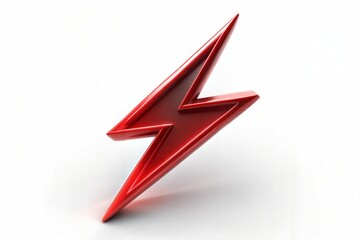 A red lightning bolt.